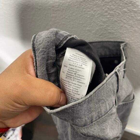 Madewell Womens Jeans Size 27 The Perfect Vintage Jean Light Gray Straight Leg - Picture 5 of 15